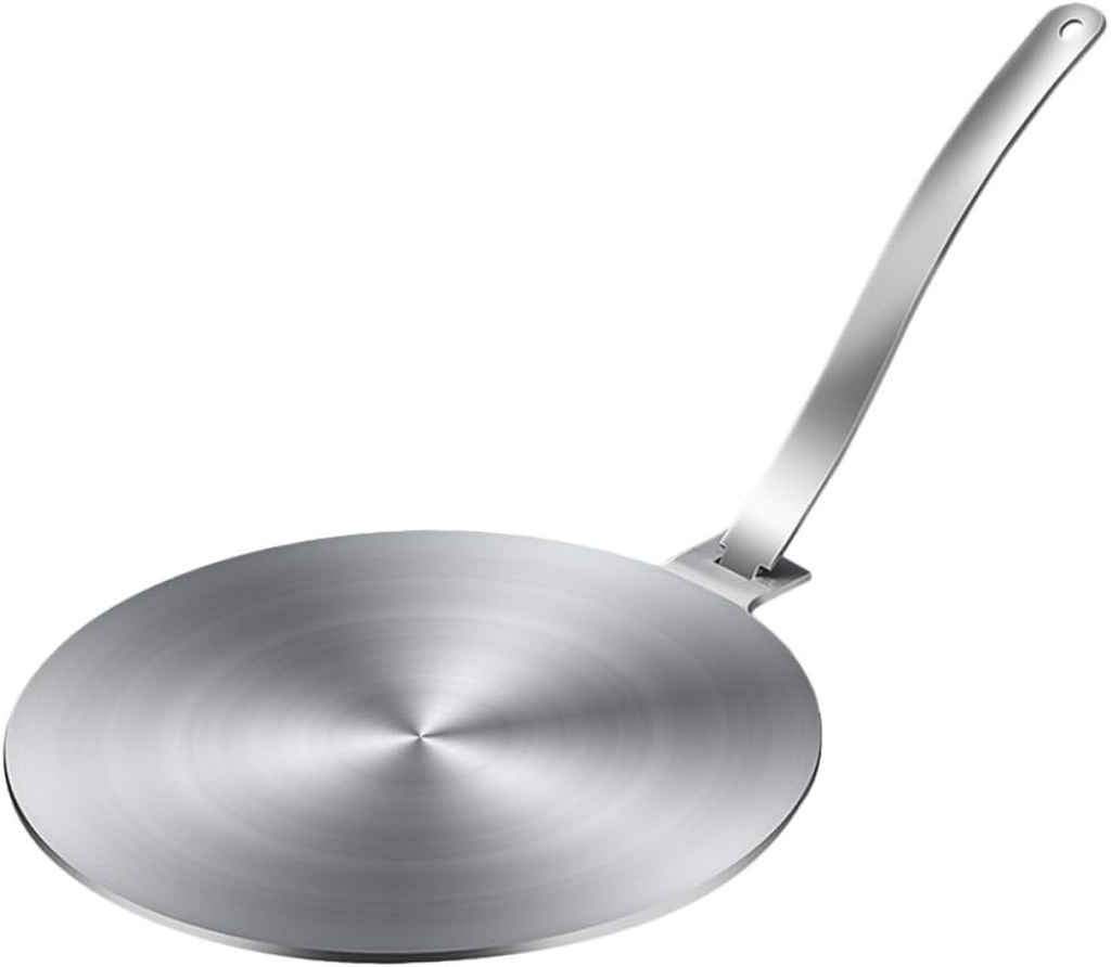 Mikinona Induction Heat Plates Stainless Steel Cooking Tool Adapter Plate for Gas Electric Stove