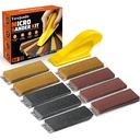 54PCS Premium Micro Sander, Detail & Mini Sander Block – Precision Small Hand Sanding Tool, 80–800 Grit Sandpaper Kit, 3-in-1 Set for Wood, Crafts, Furniture, Tight Spaces & DIY Projects