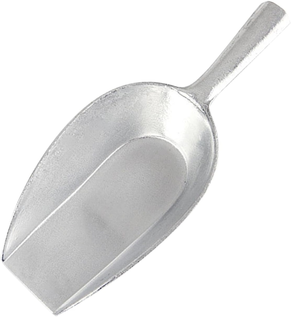SECFOU Aluminum Ice Scoop Multi-functional Spoon for French Fries Ice Cubes Candy Bar More Ergonomic Handle