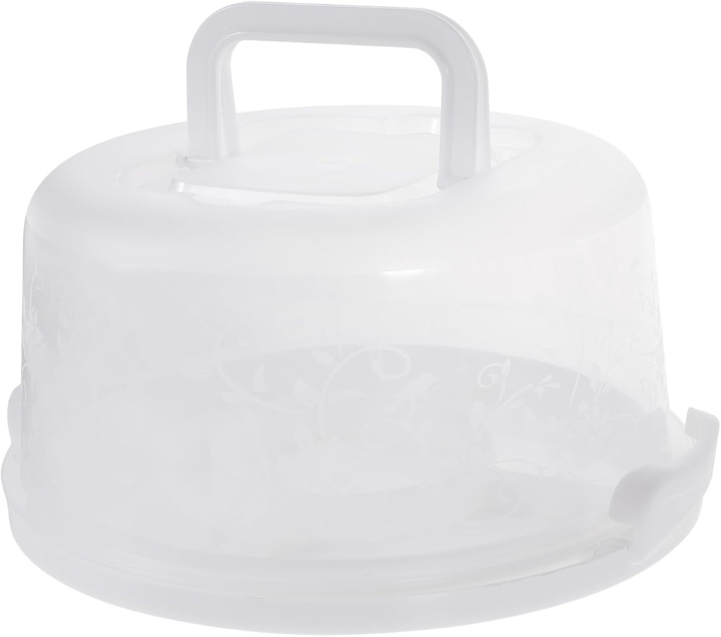 Cupcake Containers Egg Tart Holder Handle Cake Transport Container Recyclable to Carry