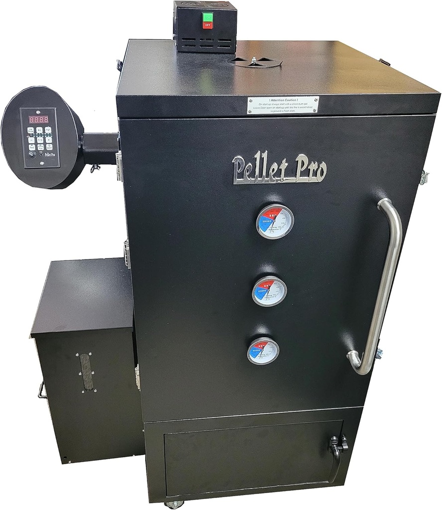 Pellet Pro® 2300 Vertical Pellet Smoker DOUBLE WALL Cabinet Free Cover and Convection Fan - Home Delivery