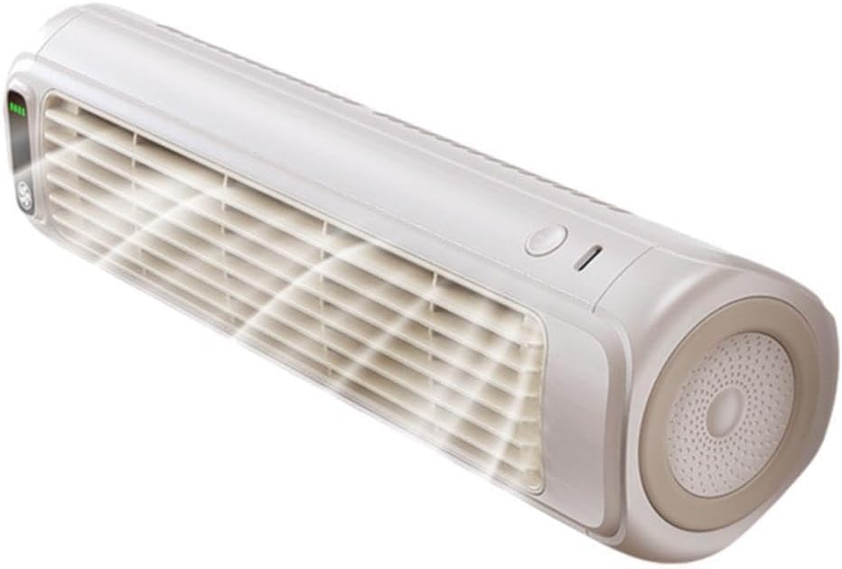 Portable Cooling Fan, 3 Speeds Adjustable Fast Cooling, Usb Rechargeable Portable Tower Fan Air Conditioner, No Drilling Kitchen Wall Mounted Fan for Bedroom/Office/Bathroom