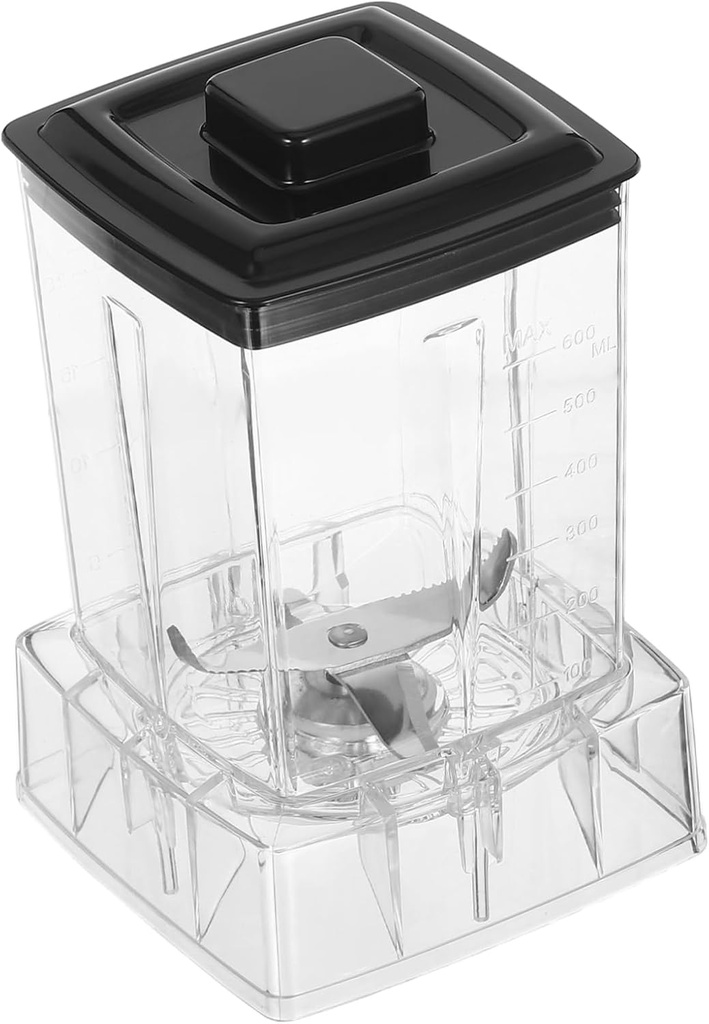 Commercial Juicing Blender Cup for Soy Milk Juices Multi Functional Food Processor Container Lightweight Sturdy for Busy Kitchens Transparent Design