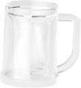 Freezer- Beer Mugs Stylish Cold Beverage Cups for Home Office for Beer Tea and Iced Drinks