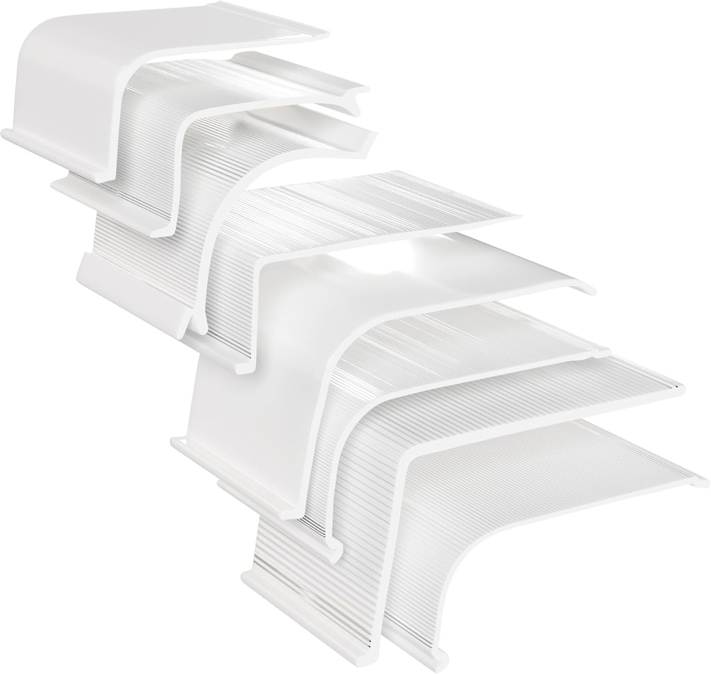 KastLite Under Cabinet Light Cover Replacement Sample Pack | 2" White Acrylic Undercabinet Lens Diffuser | All 8 Shapes Included for Fit Testing