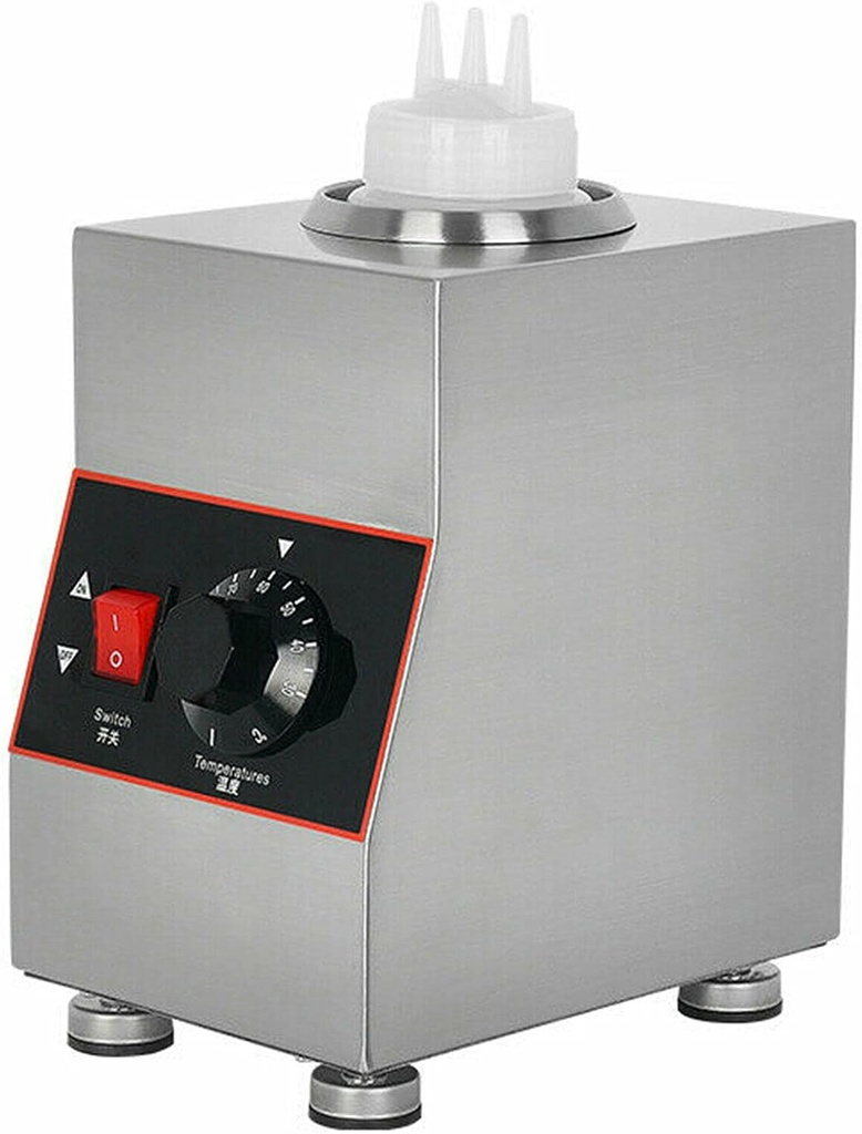 Commercial Sauce Warmer Jam Heating Preservation Machine Electric Countertop Food Sauce Warmer Pump Dispenser Heat Preservation Machine
