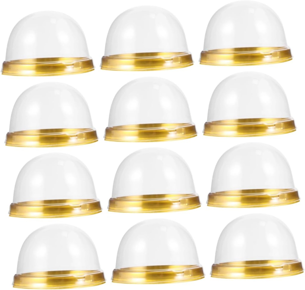 150pcs Plastic Cake Dome Cases for Cupcakes Mousse Pastries Food Storage Containers for Bakery Treats and Events