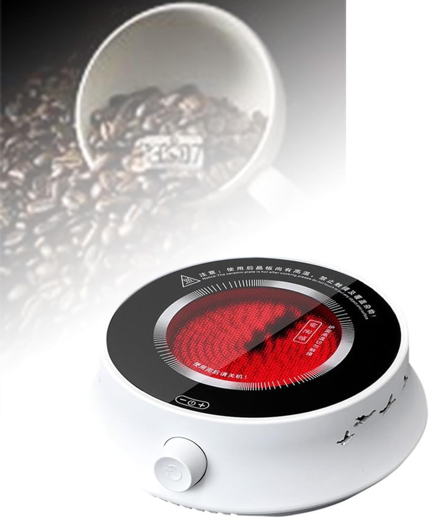 Electric Ceramic Stove, Siphon Pot Heating Light Wave Oven, Halogen Beam Coffee Heating Stove, Ideal for Afternoon Tea, 800W 110V/220V