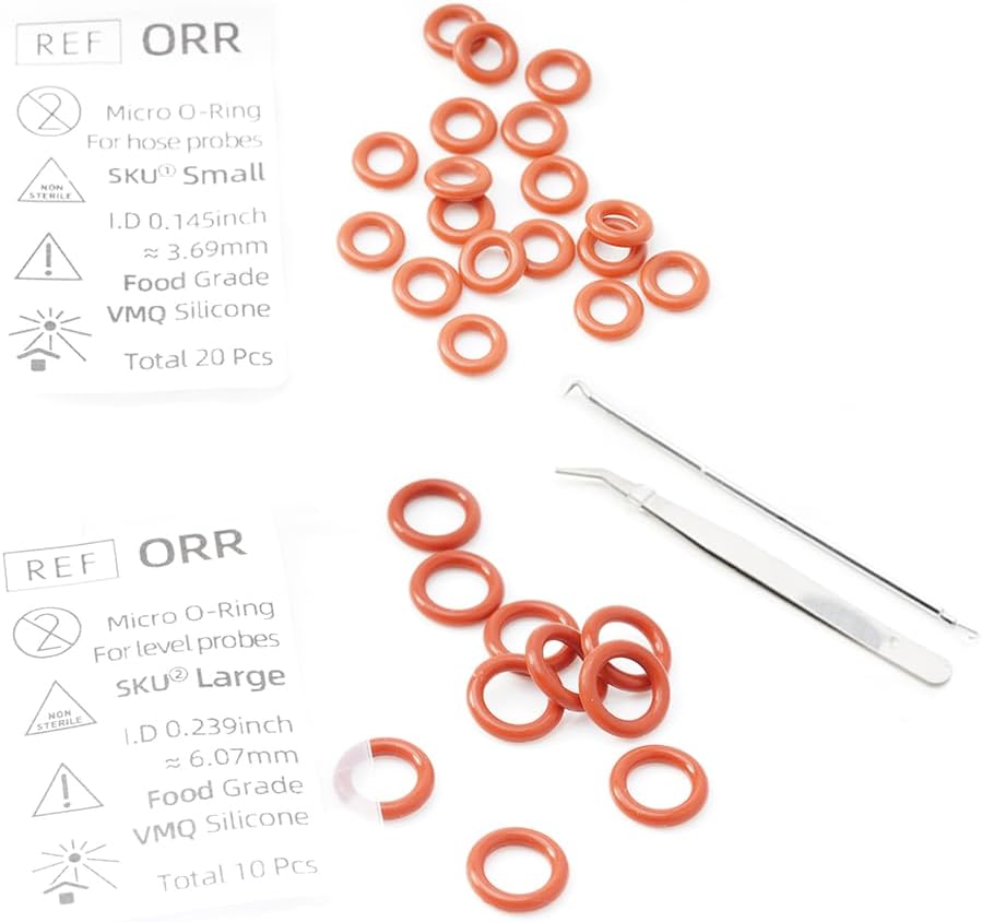 O-Ring Repair Kit for Breville Oracle Espresso Hose Connectors NTC Probes, to Solve Coffee Machine Thermal GFCI outlet leakage issues