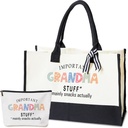 Undergo 2pcs Birthday Gifts For Grandma, Mothers Day Handbag For Nana - Thank You makeup bag For Grandma