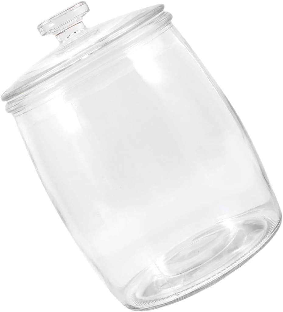 Pickle Storage Container Lid Extra Large Cookie Jar Airtight Glass Storage Jar for Kitchen Use