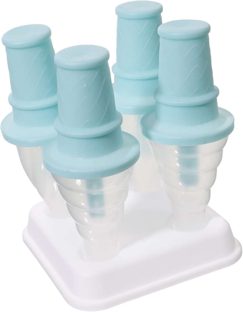 DIY Popsicle Molds Ice Cream Making Tool Green PP Ice Lolly Maker for Home Office Safe Treats Mold for Juice Yogurt Fruit Puree