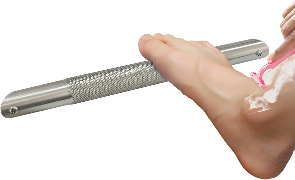 Shower Foot Rest for Shaving Legs Shower Foot Stool- Wall Mounted Bathtub Foot Rest Stainless Steel 304 Foot Rset Bar- Brushed Nickel