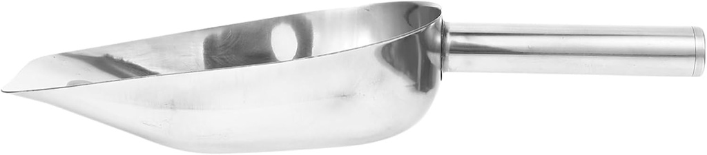 Stainless Steel Ice Scoop and Flour Shovel Multi-Use Food Shovel for Ice Cubes Grains and French Fries Heavy Duty Kitchen Tool