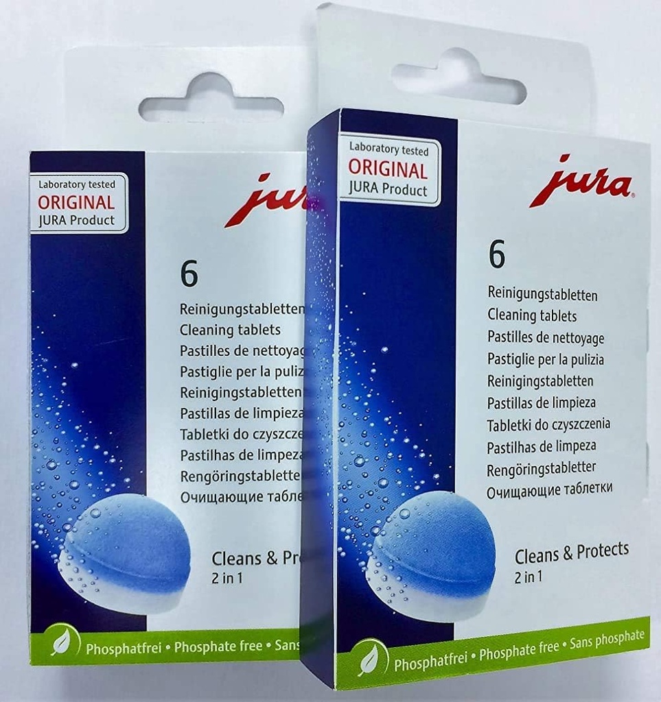 Jura Cleaning Tablets For All Capresso Espresso Machine and Automatic Coffee Centers, 12-Count