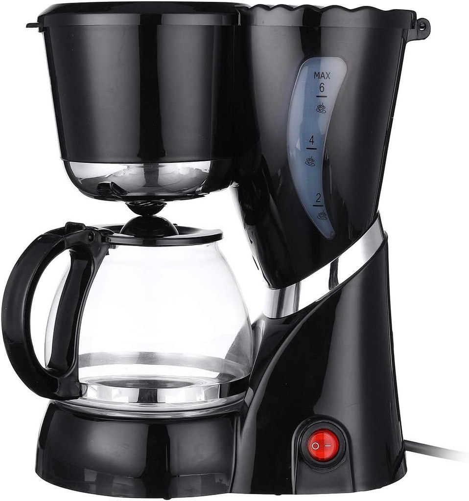 550W 220V Electric Coffee Maker Machine 600Ml 4-6 Cups Tea Drip Coffee Maker Glass Carafe Home Tea Coffee Pot New Interesting