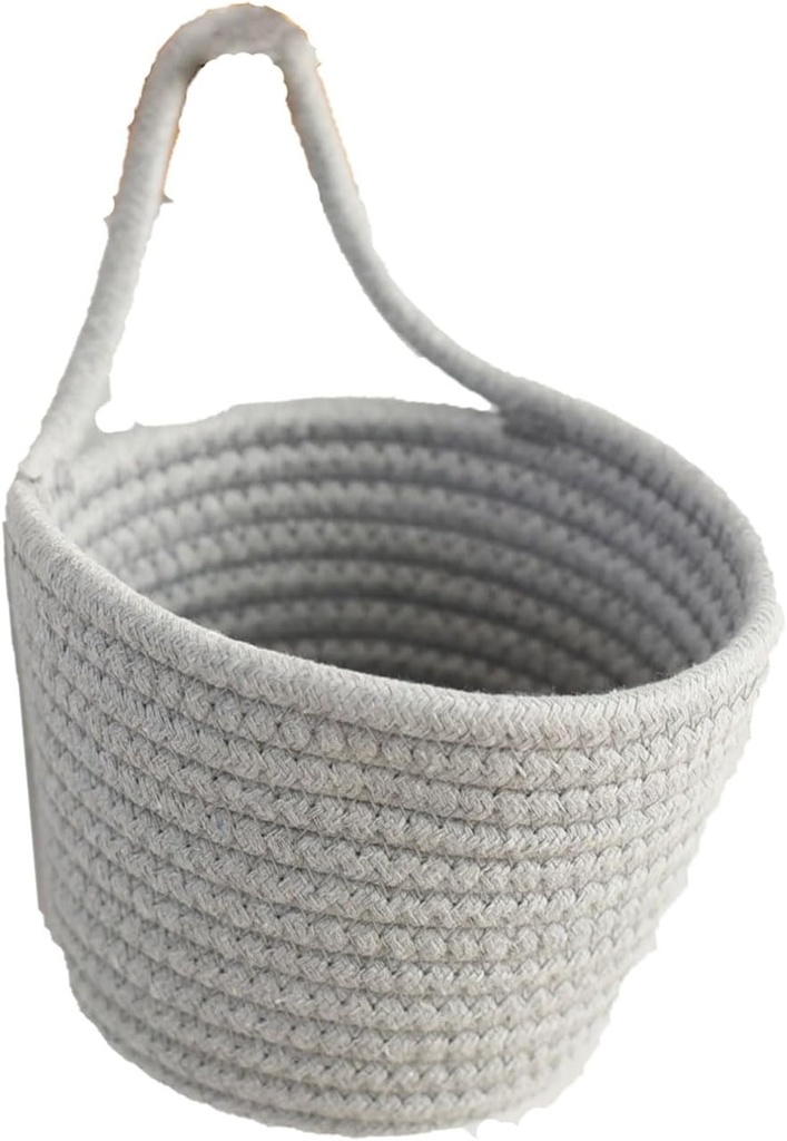 Wall Hanging Cosmetics Baskets Kitchen Round Hanging Baskets Handwoven Plant Basket For Vegetable Potato Onion Storage