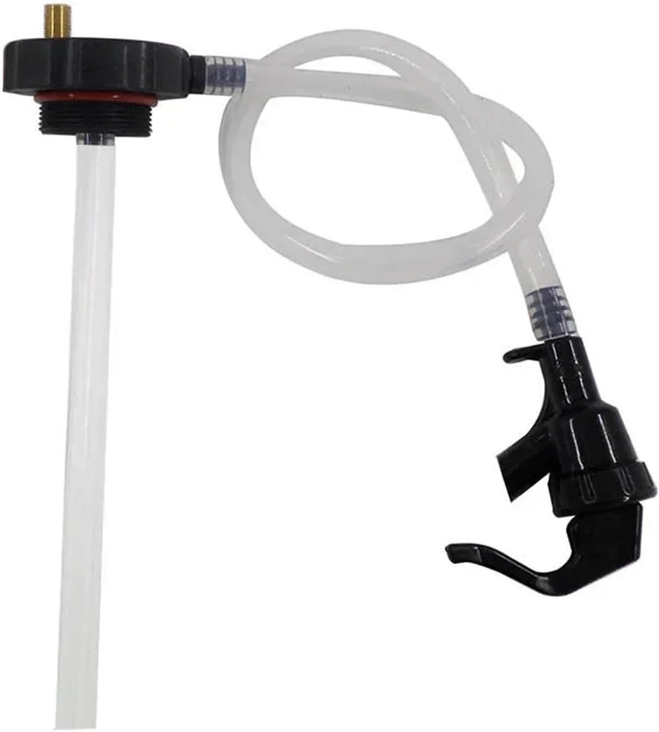 Home Brewing Beer Keg Basic Spear with 80cm Silicone Hose Picnic Tap Keg Coupler Portable Plastic Beer Dispenser Kit for Homebrew Growler Brewing Accessories