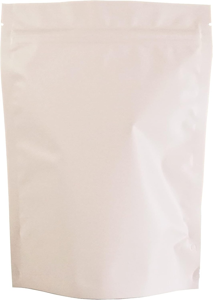 QQ-Studiocom 100PCS Matte Double-Sided Colored Stand-Up Bags (16x22cm (6.3x8.6 in), Light Pink)