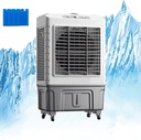 Cold Air Fan Evaporative Air Cooler, Swamp Cooler with 50L/55L Water Tank, 3 Speed Water Cooler Fan with 120° Oscillation(Size:88cm-50L)