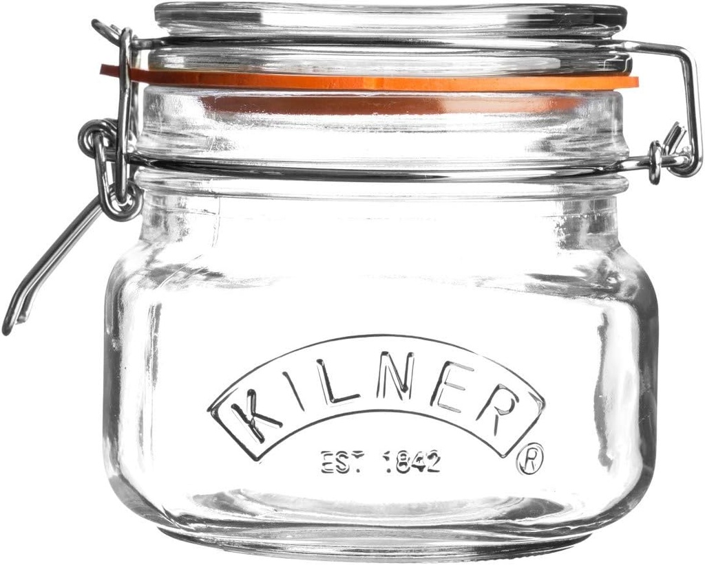 Kilner Square Swing Top Glass Jar | 17oz