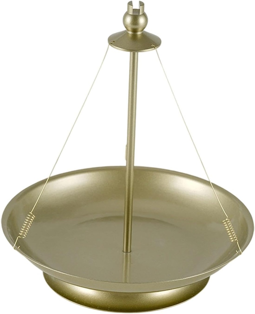 Burner Catcher Traditional Brass Metal Plate Holder for Room Indoor Outdoor Use Meditation