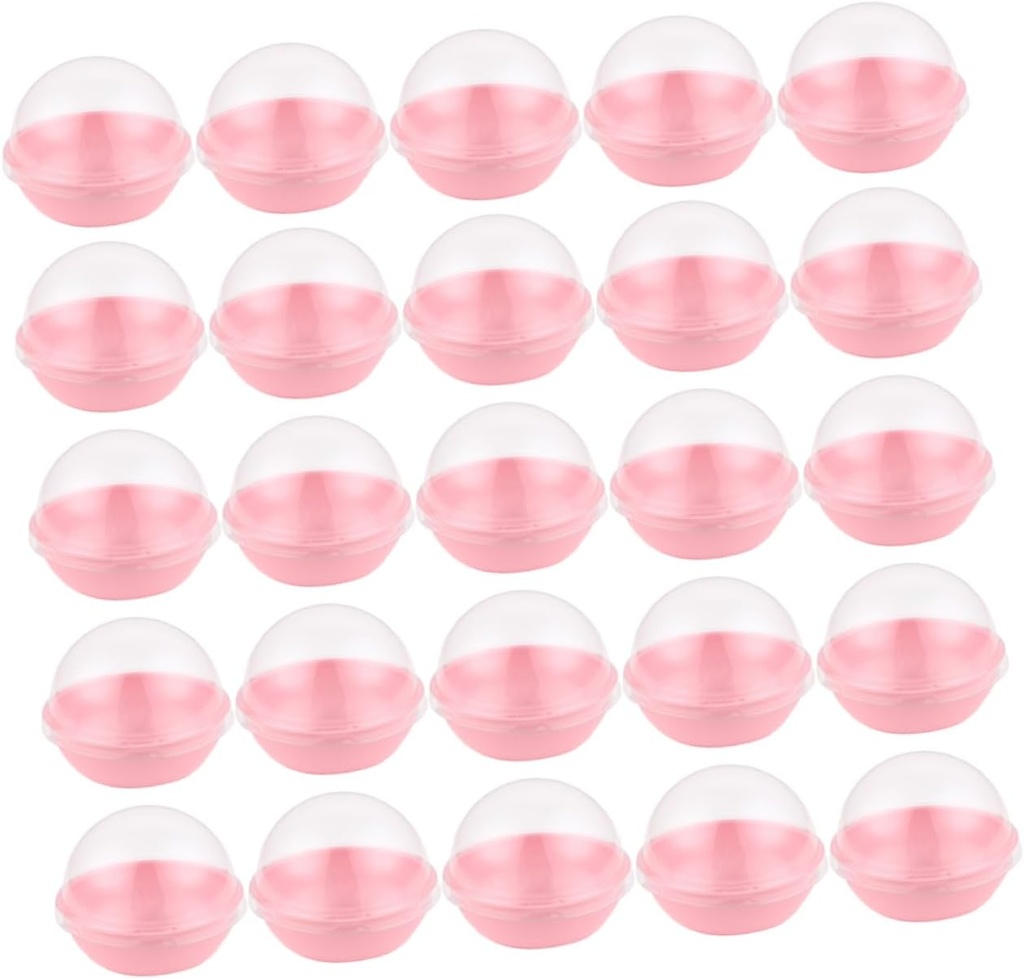 100Pcs Cake Boxes with Dome Single Cupcake Container for Mini Desserts Muffins and Pastries Plastic Cake Dessert Packaging for Baking and Carrying