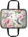 Hummingbird Spring Flower 9"x13" Insulated Casserole Carrier for Hot or Cold Food Portable Casserole Dish Carrying Case Baking Dish Cake Pie Carrier Bag with Zip