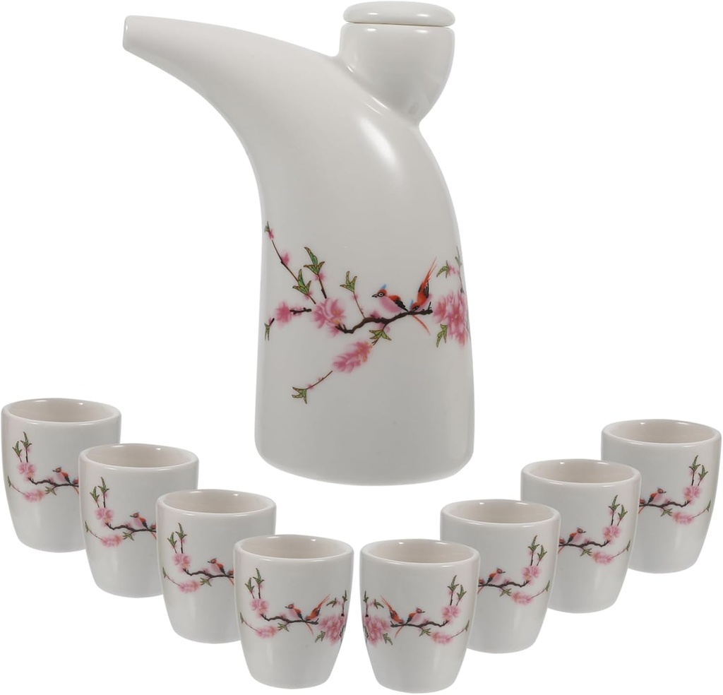 Authentic Horn Pot Wine Pot Cups Traditional Sake Kettle Suitable for Multiple Occasions