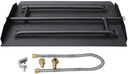 Stanbroil 16.5" Natural Gas Powder Coated Steel Fireplace Triple Flame Pan Burner Kit