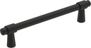 Amerock | Cabinet Pull | Matte Black | 5-1/16 inch (128 mm) Center-to-Center | Destine | 1 Pack | Drawer Pull | Cabinet Handle | Cabinet Hardware