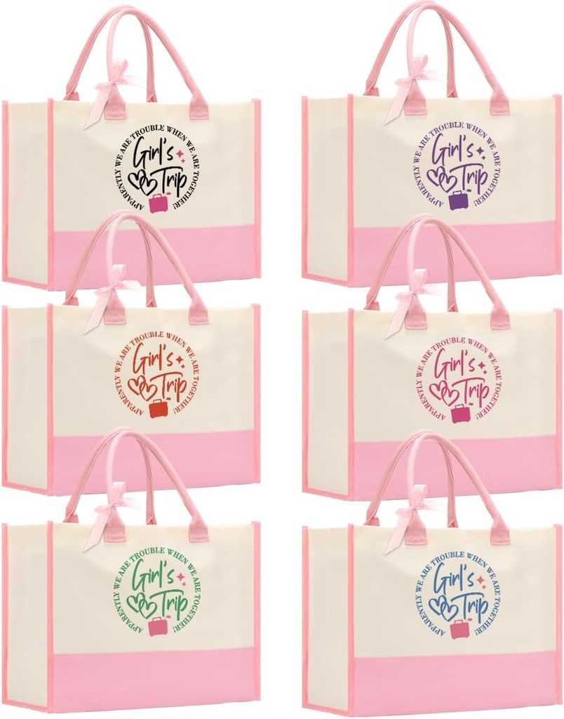 Girls Trip Gifts Favors Girls Trip Bag Tote Bag Girls Weekend Gifts for Women Friend Mothers Day Gifts