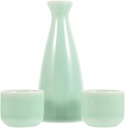 Uonlytech 1set Japanese Sake Set Traditional Sake Cup and Bottle and Beverages for Weddings Birthdays Home Decor