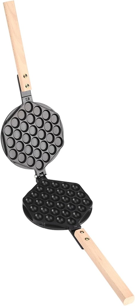 flexman Waffle Maker Pan, Kitchen Nonstick Egg Bubble Baking Model, Waffle Maker Plate for Party, Cafe, Tea Shop Making Egg Shaped Cake