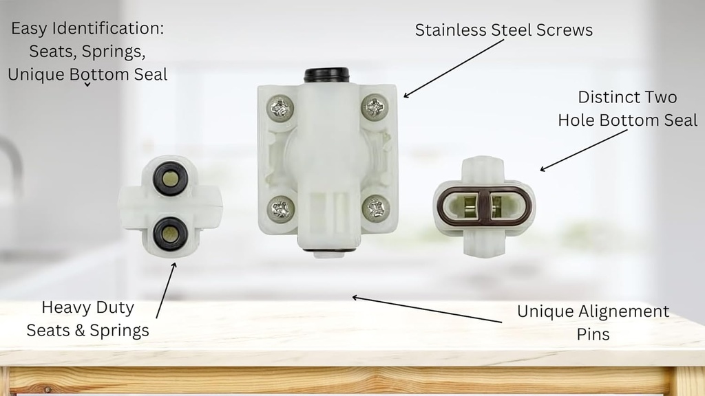 T & T Hardware Pressure Balance Cartridge – Compatible with Glacier Bay, Baypointe, Pegasus Faucets – Replaces PB0990, 19910PBX, 133807 – DIY Shower Valve Repair, White