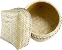 ABOOFAN Bread Proofing Bamboo Woven Basket Small Bread Box Kitchen Storage Home Decor
