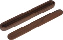 Wooden Chopsticks Storage Portable Chopstick Box Dustproof Lid Cutlery Holder Organizer for Home Office Travel