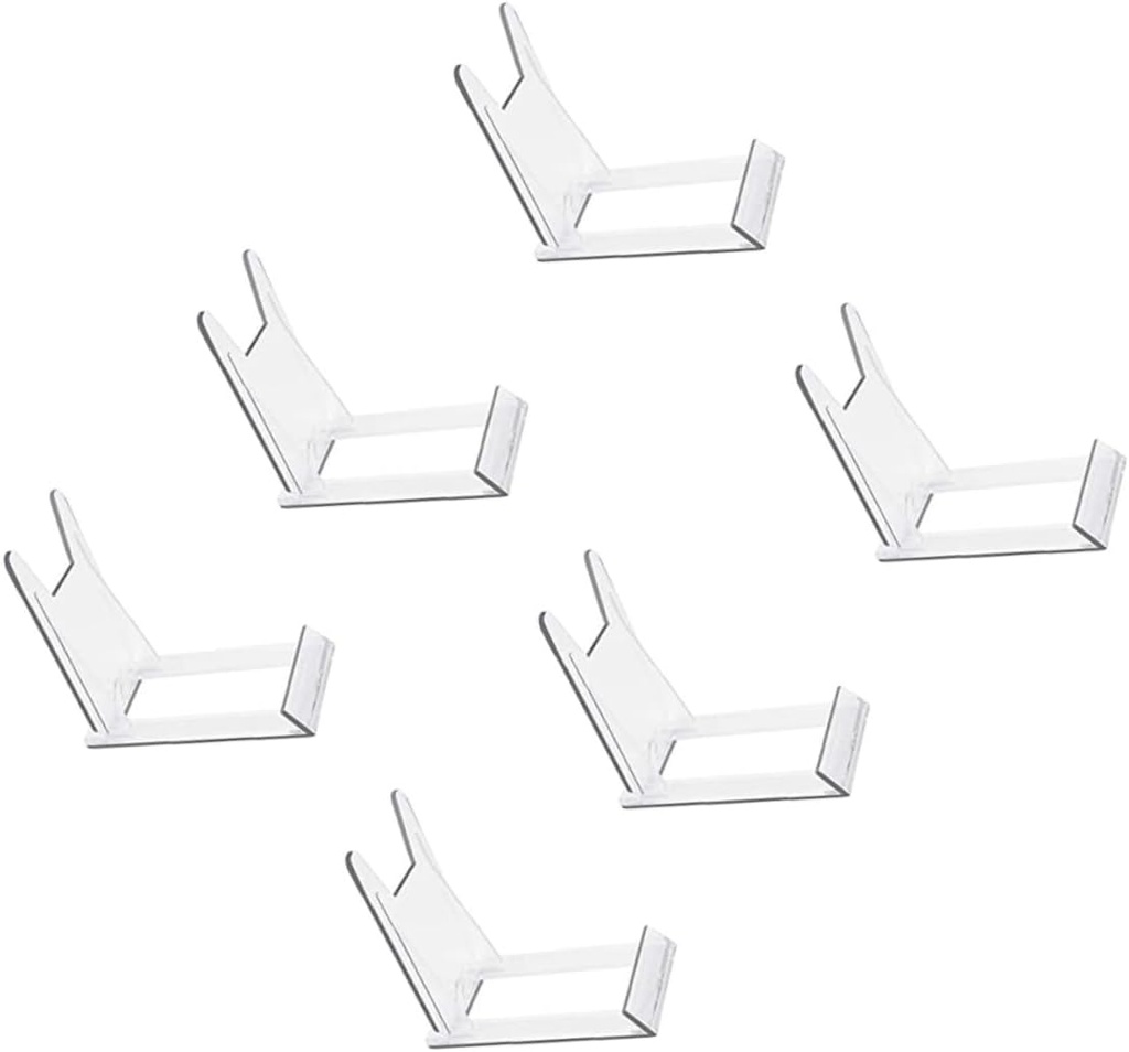 Alipis Large Plate Display Stand Holder Flexible Bracket for Artwork Photo Frames