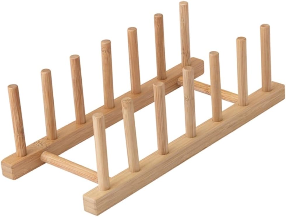 2pcs Dish Rack Kitchen Countertop Organizer for Plates Dishes Cups Space-Saving Drainer with Easy Assembly for Kitchen Storage