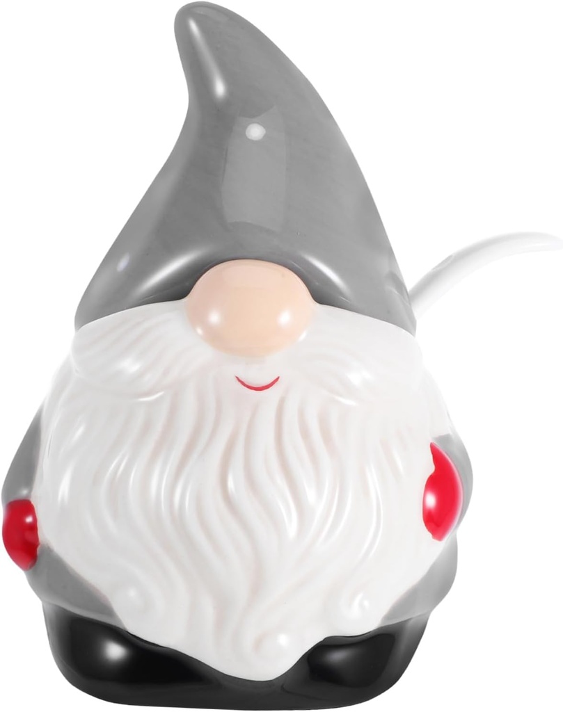 ARTIBETTER 1pc Spice Jar Gnome Condiment Pot Kitchen Decor Cookie Jars for Kitchen Counter Decorative Sugar Holder for Coffee Bar Sugar Dish Gnome Sugar Bowl Coffee Jar Ceramics Can