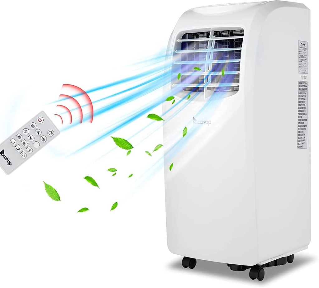 Window Air Conditioners, Portable Air Conditioning Up to 300 Sq Ft/Air Cooler 3-in-1 Smart App Control Cooling System, Dehumidifier and Fan with Remote