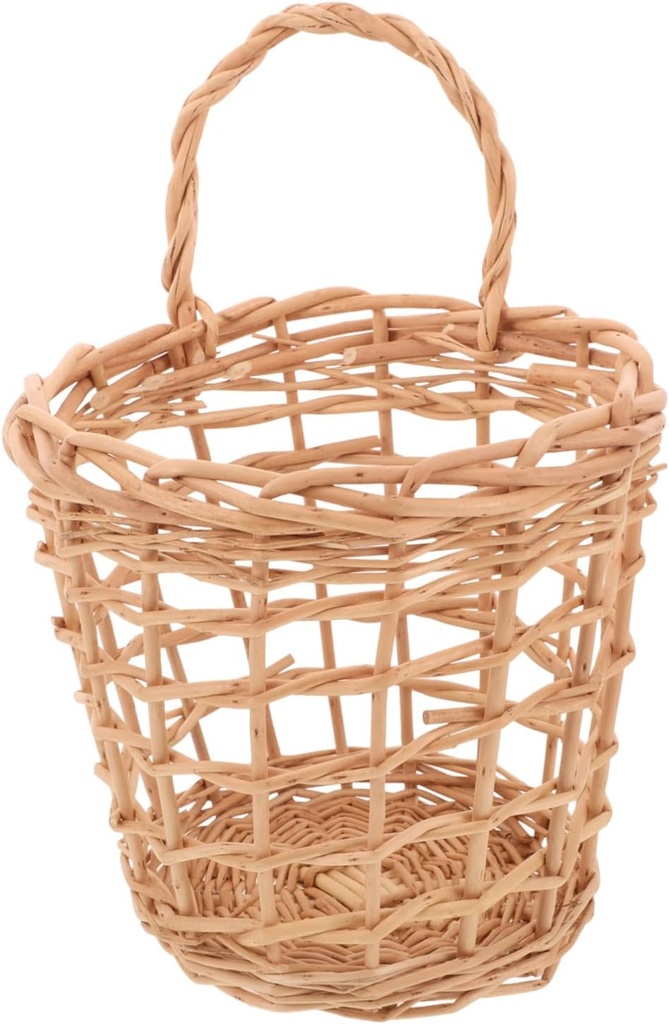 Organizer Baskets for Garlic Hanging Kitchen Baskets Rattan Vegetable Holder