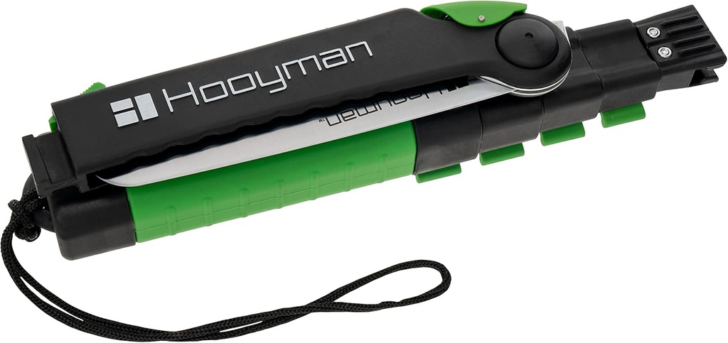 Hooyman Extendable Tree Saw with Compact Design, Detachable Handsaw and Telescoping Pole, No-Slip H-Grip, Impulse Hardened Teeth, and Wrist Lanyard for Tree Trimming, Hunting, Camping, and Outdoors