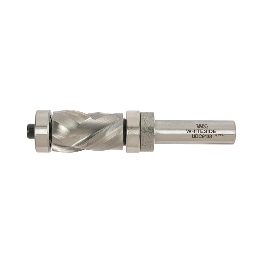 Whiteside UDC9138 Flush Trim Bit with 1-3/8" Cutting Length and 7/8" Cutting Diameter for Material up to 1-3/8" Thick