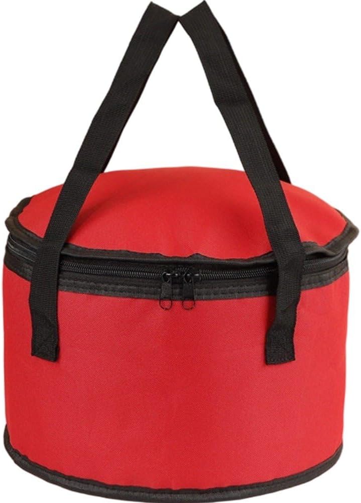 Round Insulated Thermal Pie Carrier, Reusable Insulated Cake Carriers Casserole Carrier Cooler Bags for Potluck, Picnics, Collapsible Lunch Bag for Delivery
