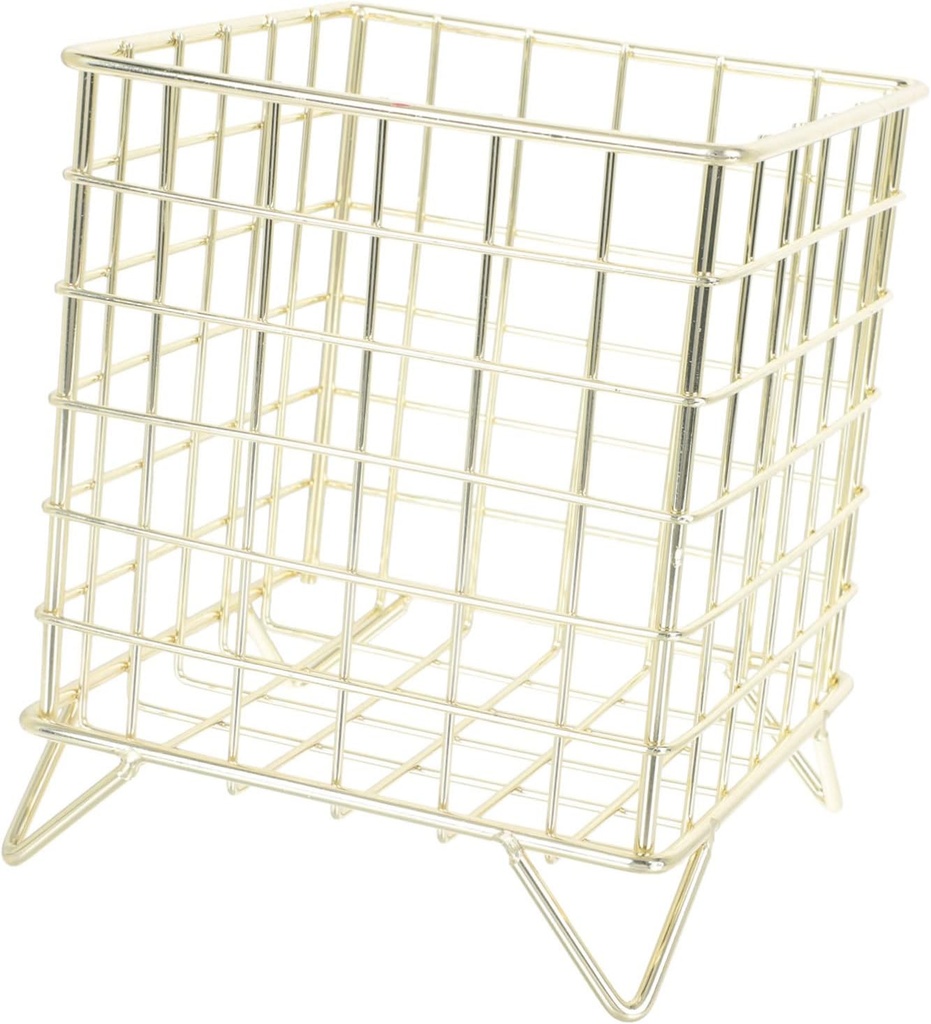 Nordic Style Metal Storage Tool Supply Snack Holder Sturdy Iron Crafts Basket