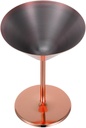 PRETYZOOM Stylish Metal Wine Goblet for Bar Party Cocktail Cups Unbreakable Martini Glasses