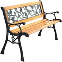 Park Bench Garden Metal Outdoor Furniture Benches Clearance for Patio Yard