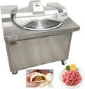 TECHTONGDA Commercial Food Processor Chopper for Meat and Vegetable, Electric Food Cutter Grinder Machine, 1500W Meat Bowl Chopper Machine with 24L Capacity for Restaurant