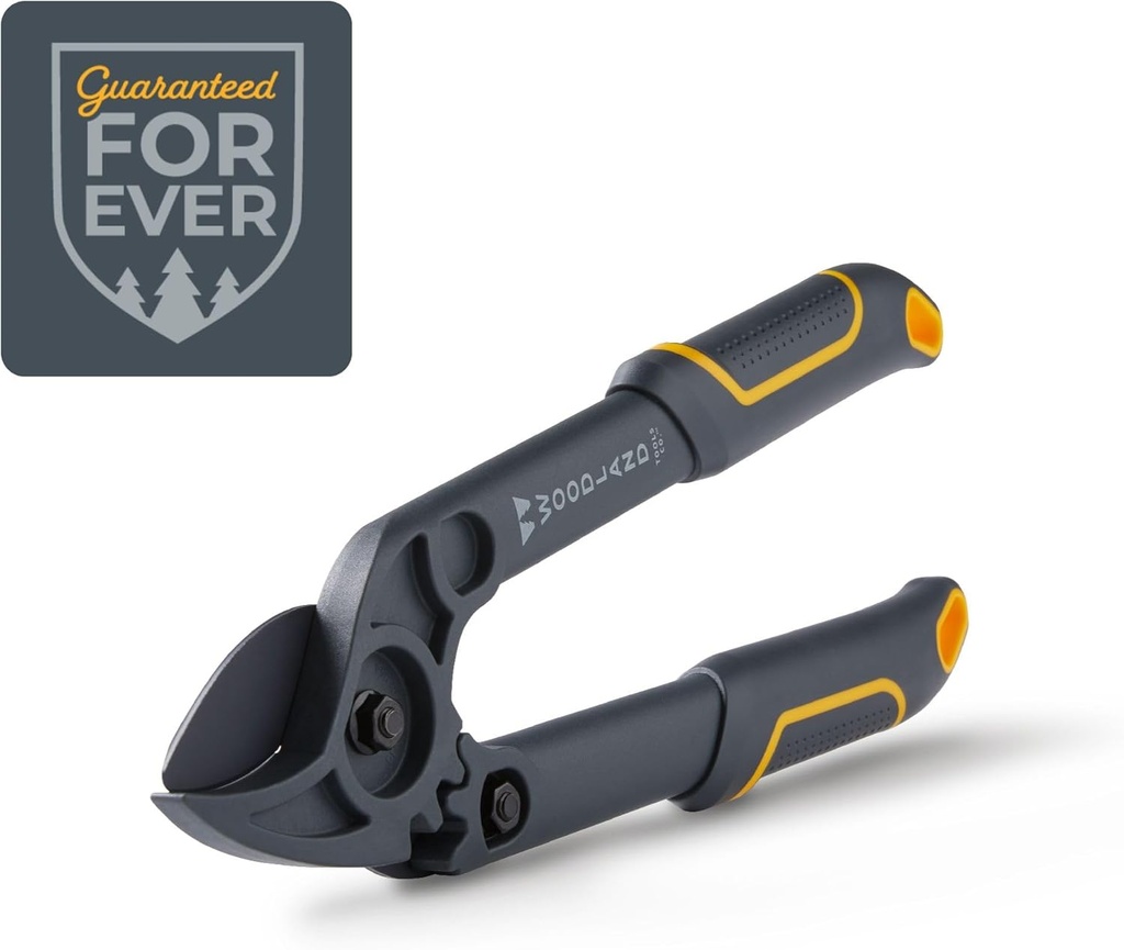 Woodland Tools Duralight Compact Lopper, 16 Inch Anvil Branch Cutter with Gear Assist and Glass-Filled Nylon Handles, Lightweight Tree Pruner for Dry Branches, Tight Spaces, and Everyday Yard Work